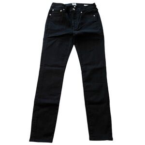 Edwin Pixie 9” Mid Rise‎ Skinny Jeans Size 27 Black